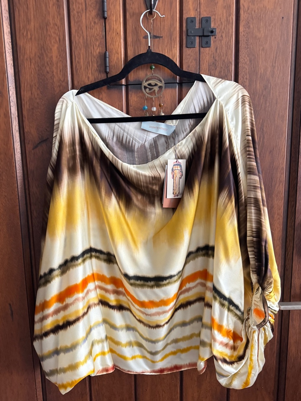 Sylvia Tcherassi Belagio silk blouse size small NWT